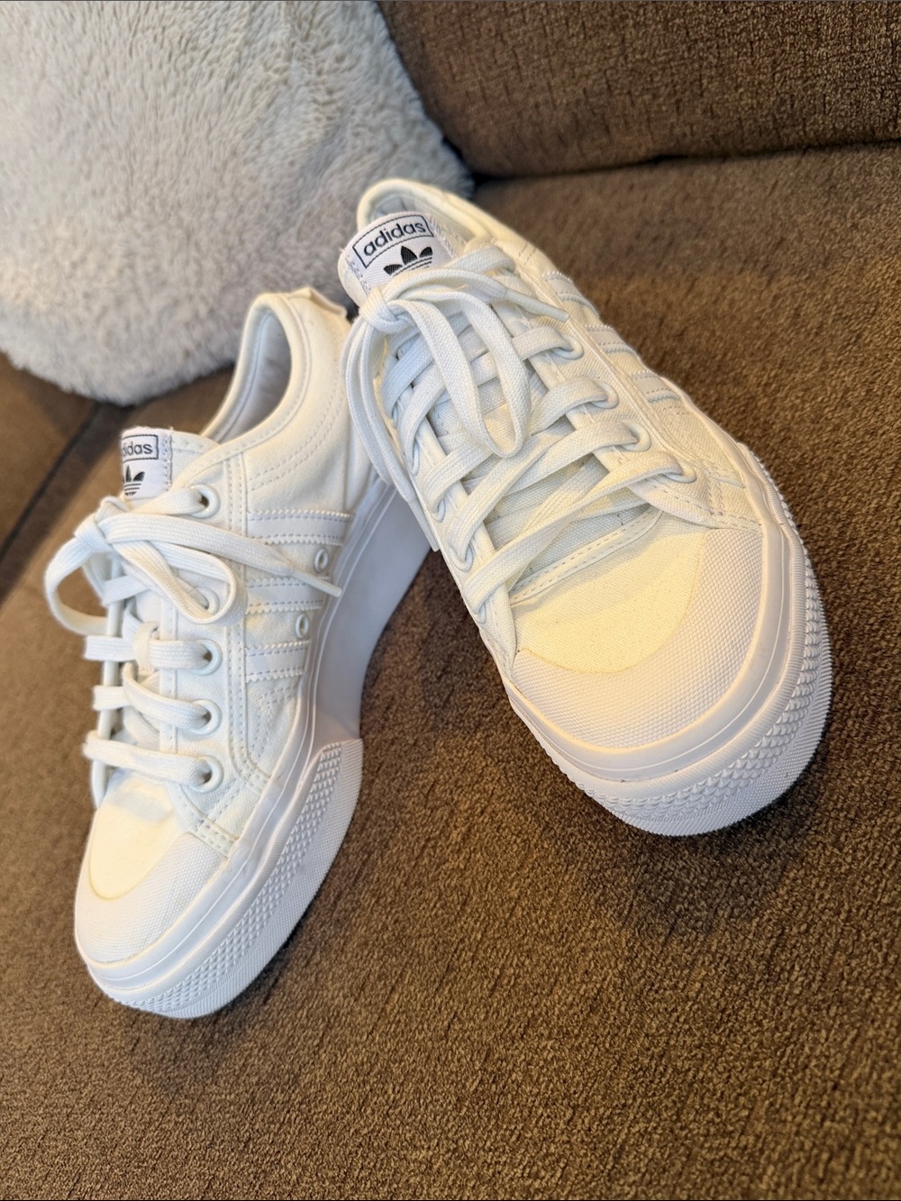 Platform adidas shoes
